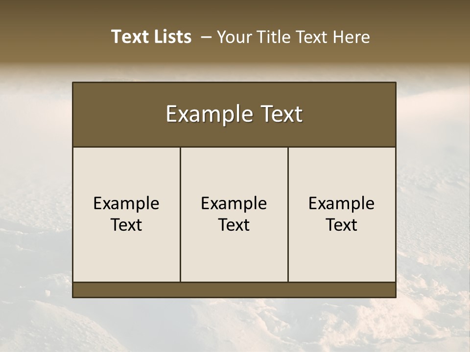 Cold Young Animal PowerPoint Template