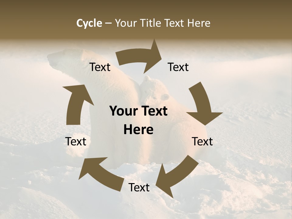 Cold Young Animal PowerPoint Template