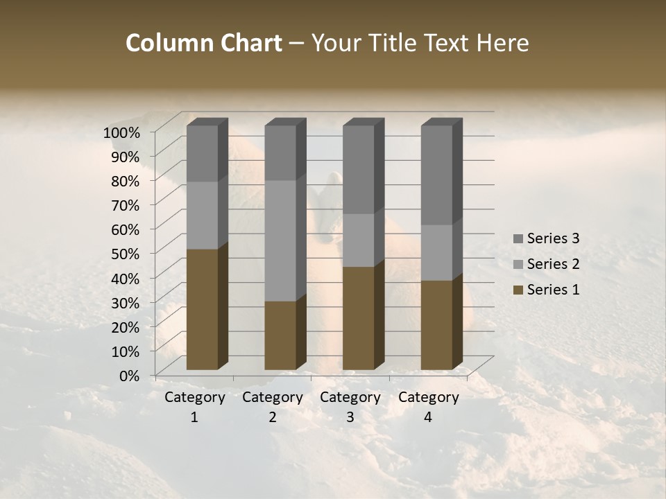 Cold Young Animal PowerPoint Template