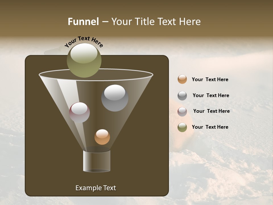 Cold Young Animal PowerPoint Template