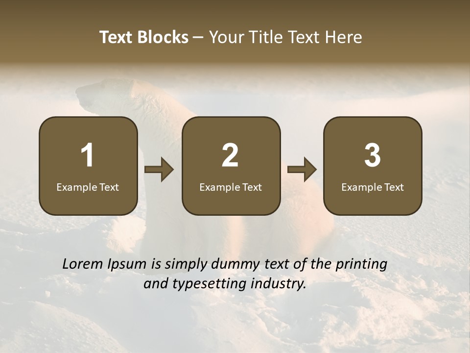 Cold Young Animal PowerPoint Template