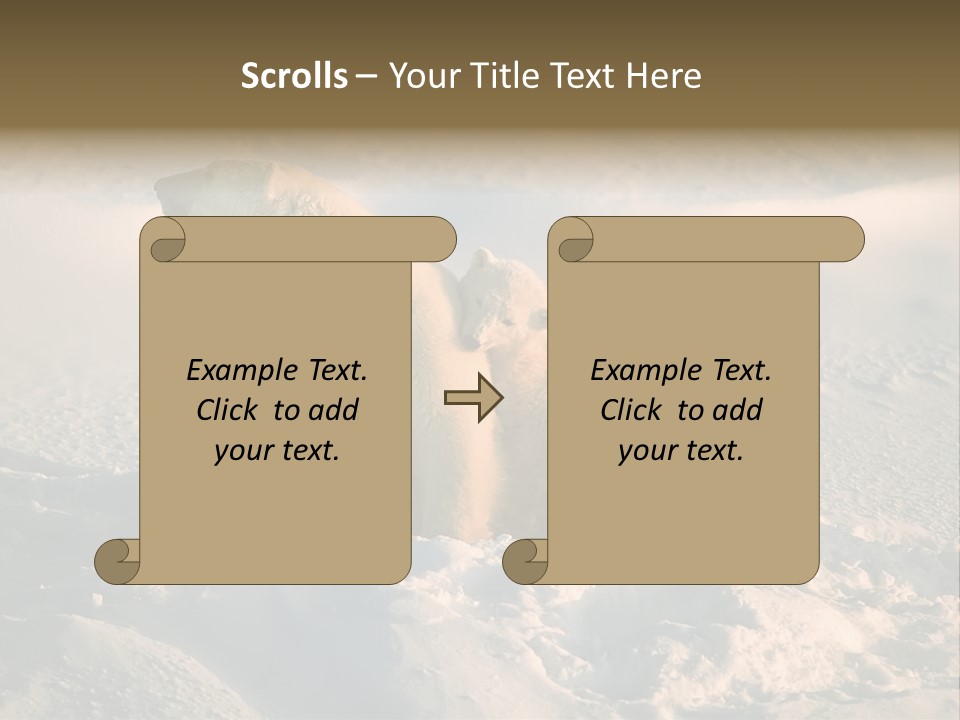 Cold Young Animal PowerPoint Template