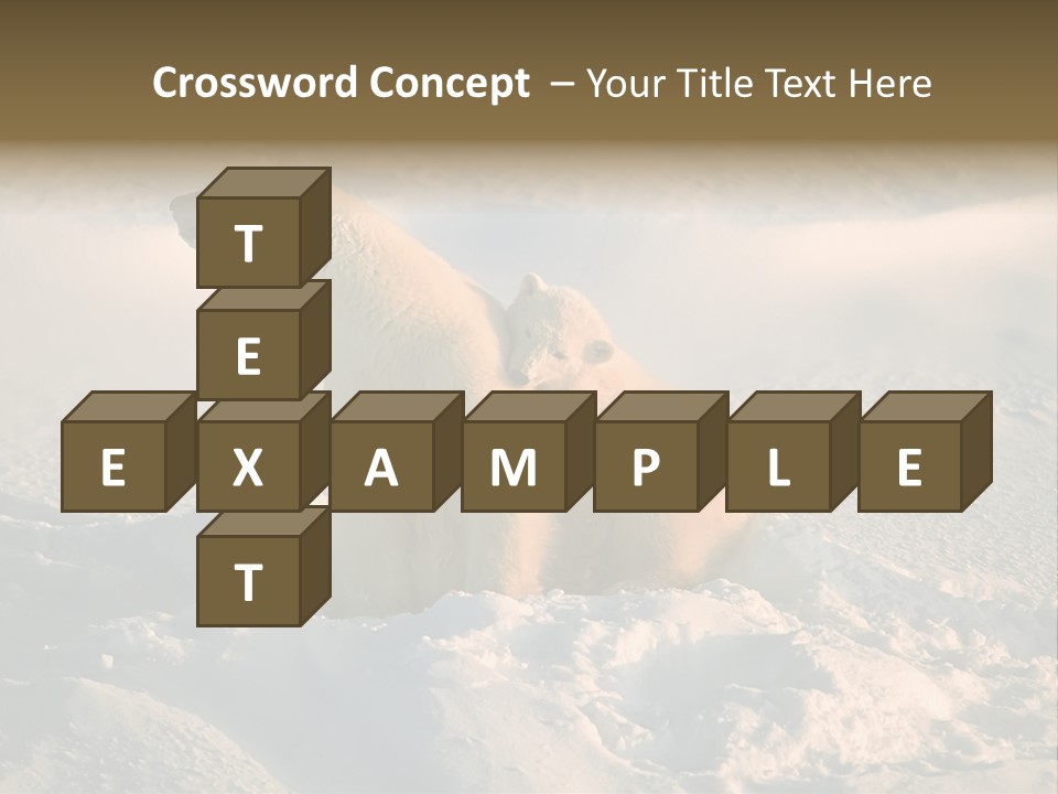 Cold Young Animal PowerPoint Template