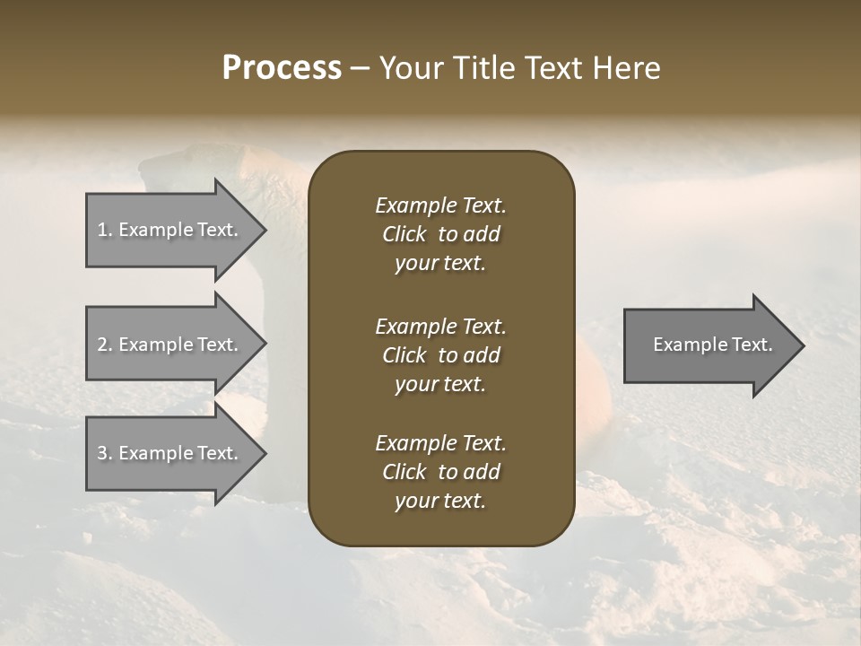 Cold Young Animal PowerPoint Template