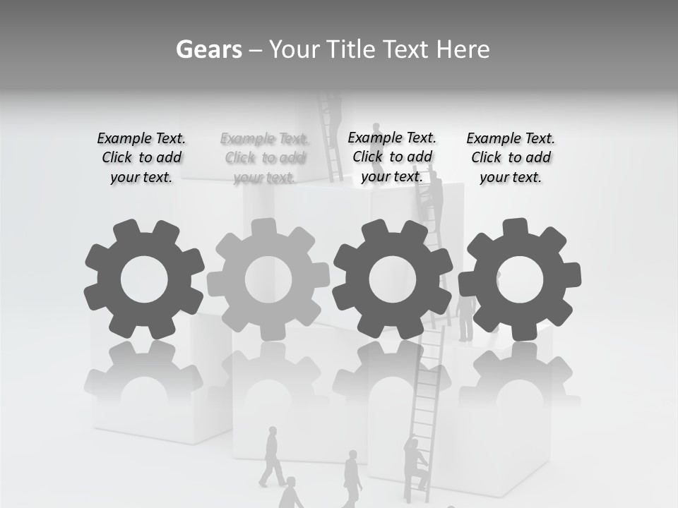 Growth Cooperation Progress PowerPoint Template