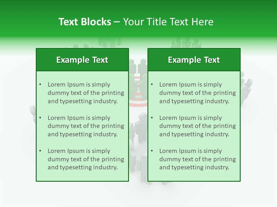 Person Goal Sign PowerPoint Template