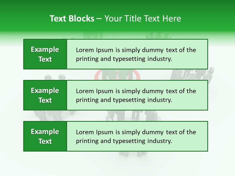 Person Goal Sign PowerPoint Template