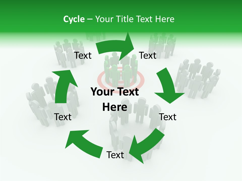 Person Goal Sign PowerPoint Template