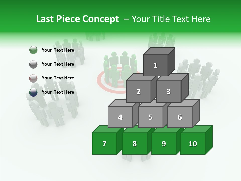 Person Goal Sign PowerPoint Template