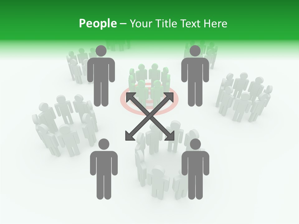 Person Goal Sign PowerPoint Template