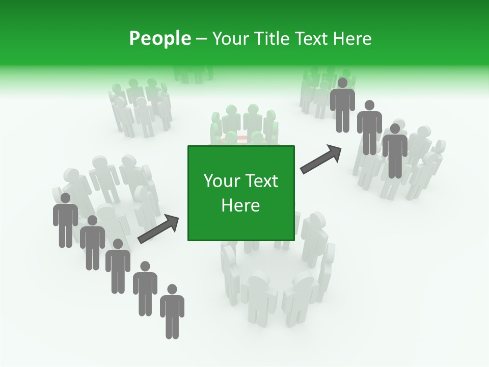 Person Goal Sign PowerPoint Template