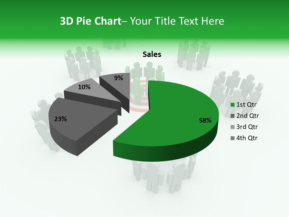 Person Goal Sign PowerPoint Template