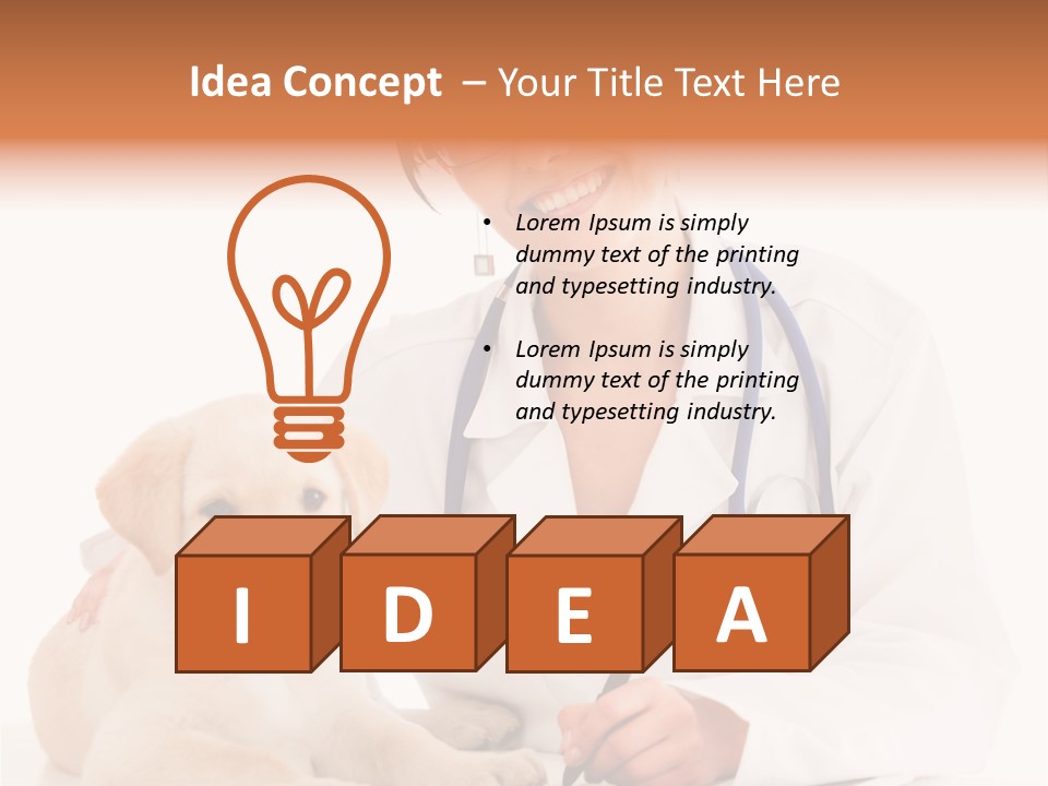 Idea Man Chat PowerPoint Template