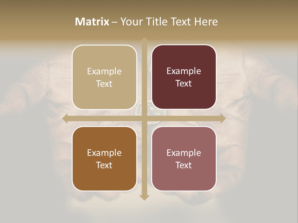 Human Mercy Finger PowerPoint Template