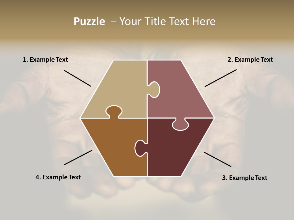 Human Mercy Finger PowerPoint Template