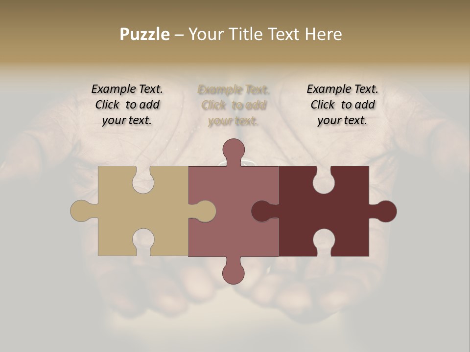 Human Mercy Finger PowerPoint Template