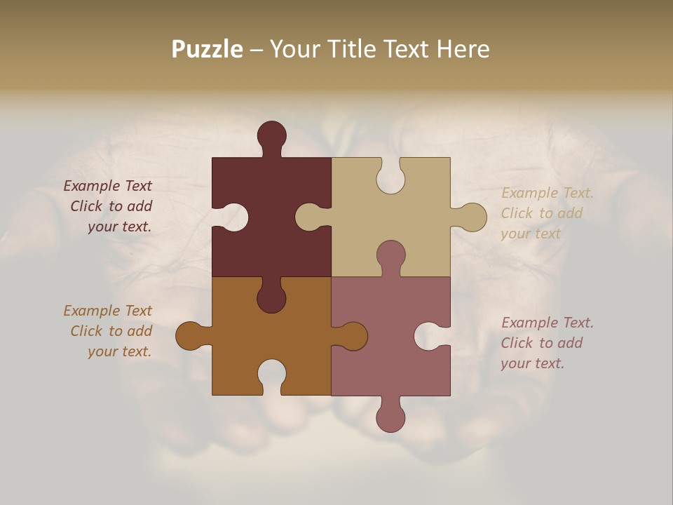 Human Mercy Finger PowerPoint Template