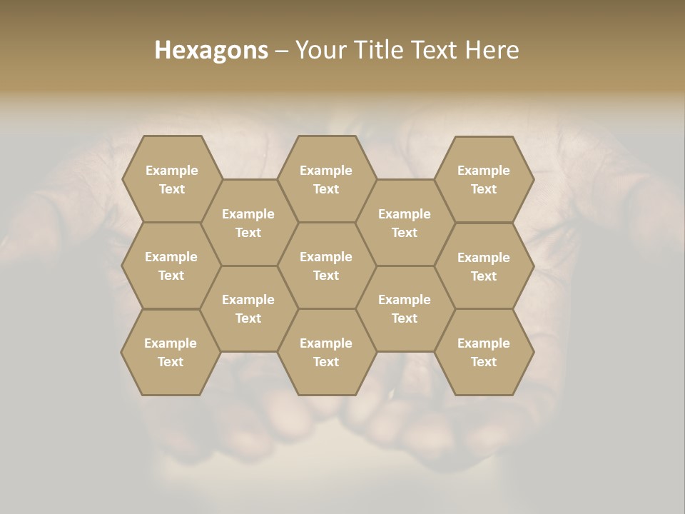 Human Mercy Finger PowerPoint Template