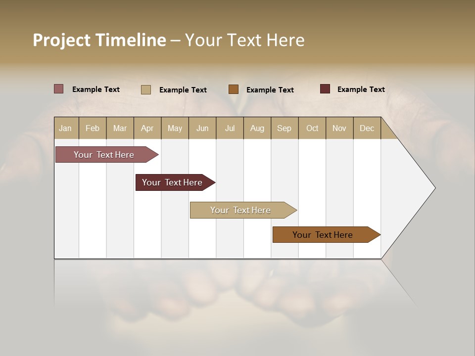 Human Mercy Finger PowerPoint Template