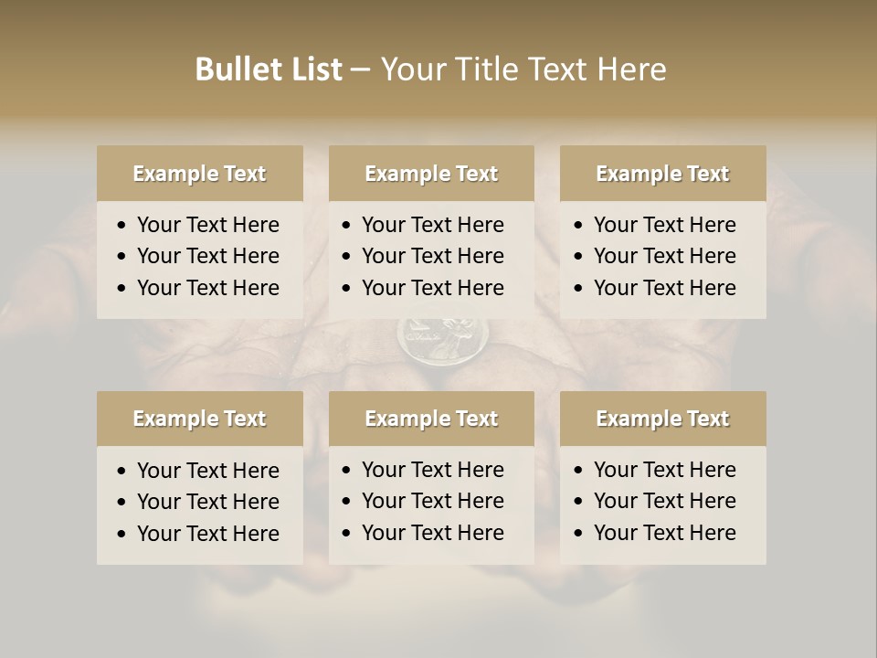Human Mercy Finger PowerPoint Template