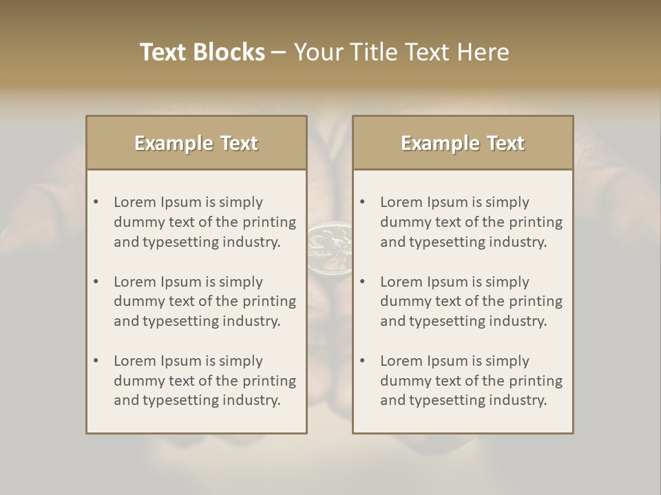Human Mercy Finger PowerPoint Template