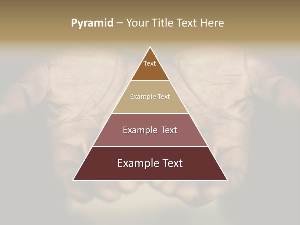 Human Mercy Finger PowerPoint Template