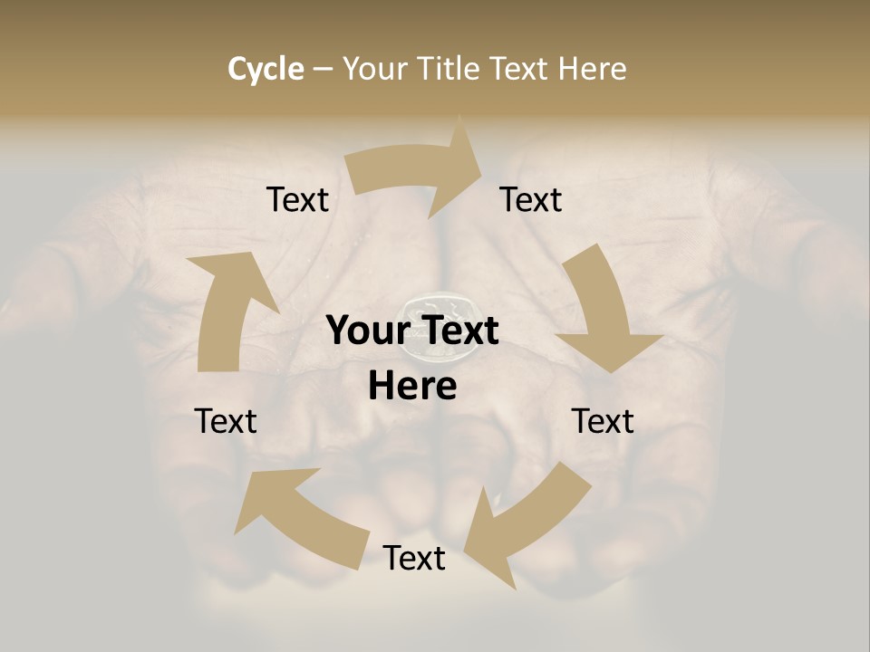 Human Mercy Finger PowerPoint Template