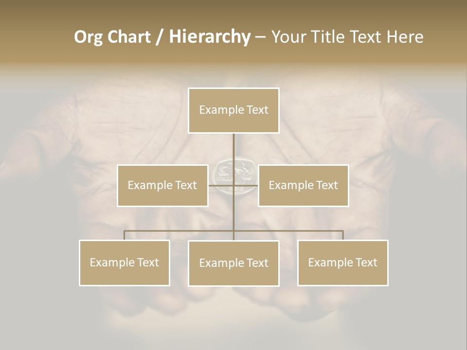 Human Mercy Finger PowerPoint Template