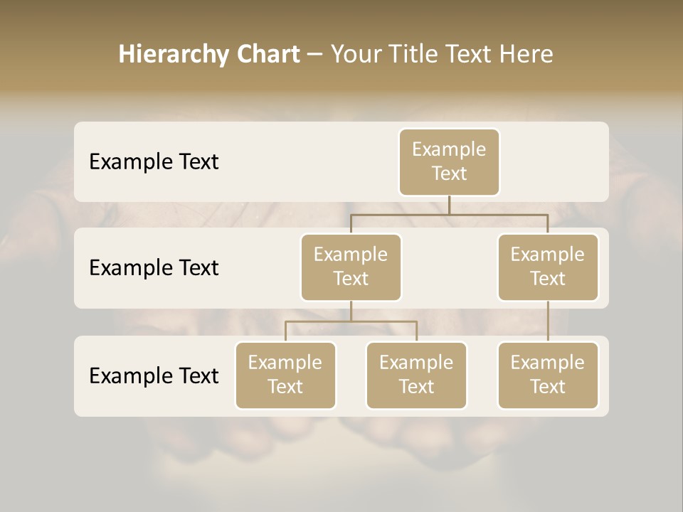 Human Mercy Finger PowerPoint Template