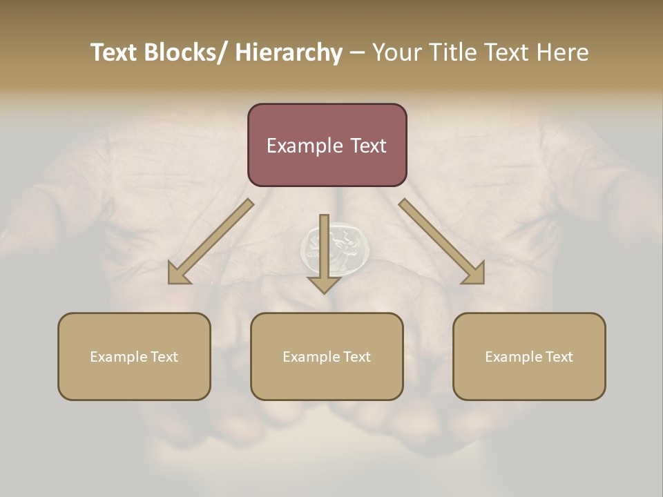 Human Mercy Finger PowerPoint Template