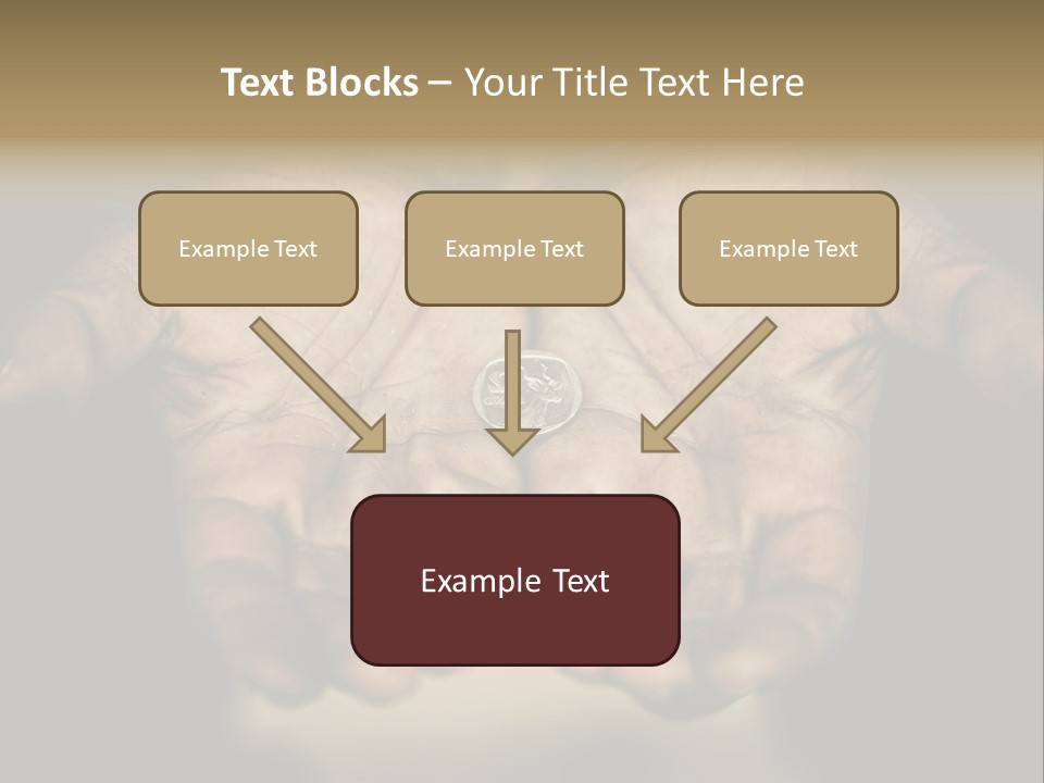 Human Mercy Finger PowerPoint Template