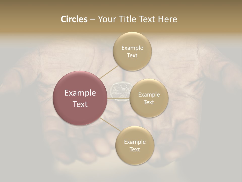 Human Mercy Finger PowerPoint Template