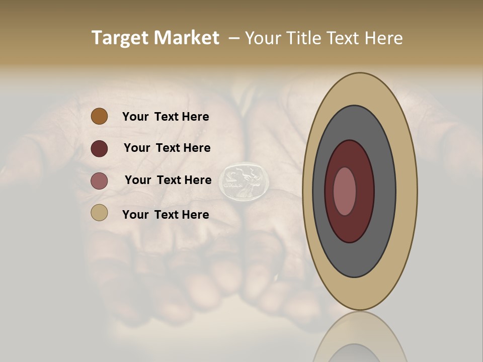 Human Mercy Finger PowerPoint Template