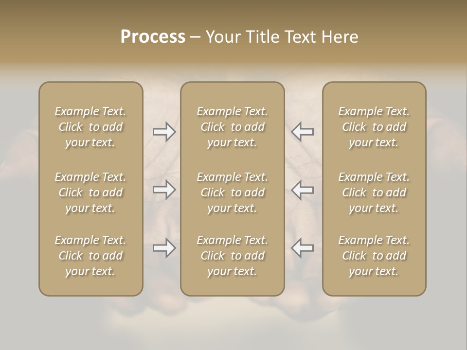 Human Mercy Finger PowerPoint Template