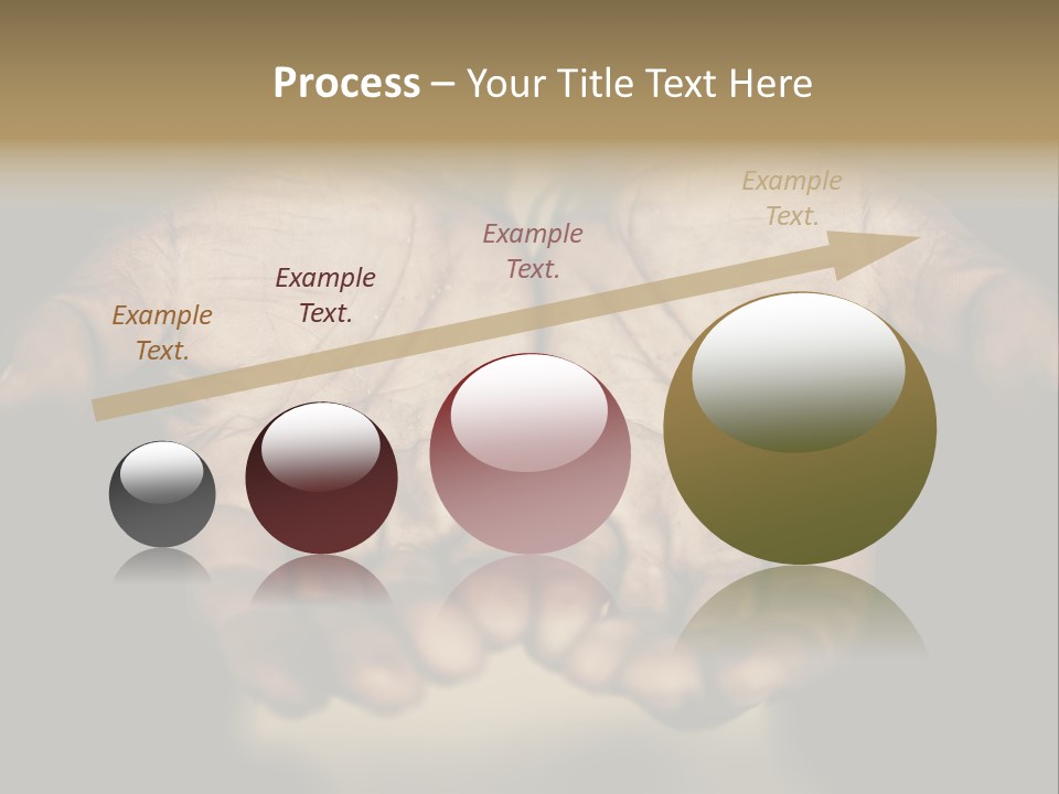 Human Mercy Finger PowerPoint Template