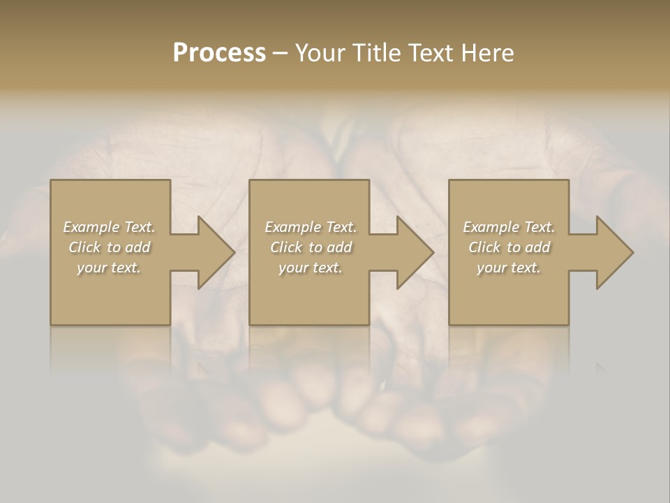 Human Mercy Finger PowerPoint Template