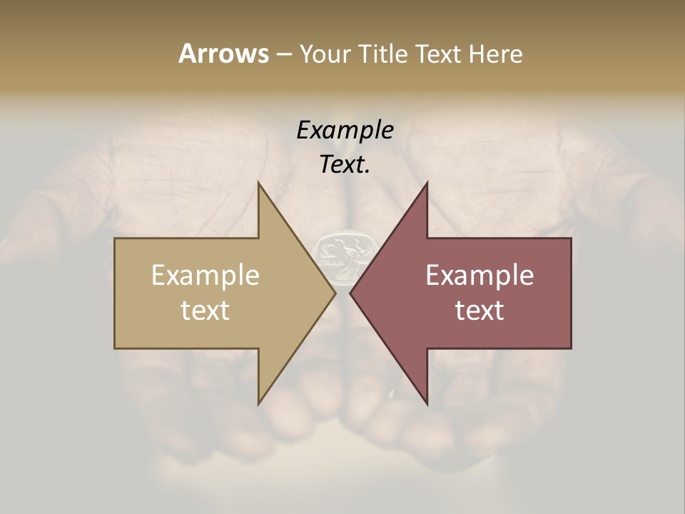 Human Mercy Finger PowerPoint Template