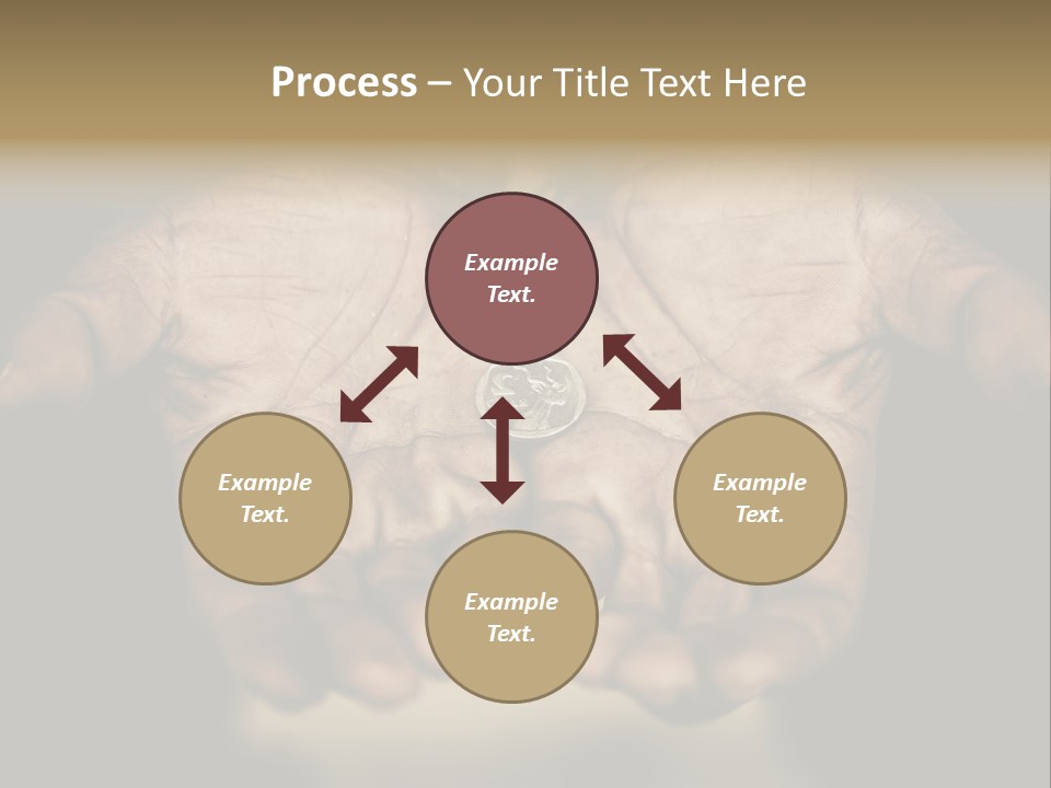 Human Mercy Finger PowerPoint Template