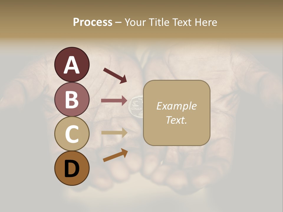 Human Mercy Finger PowerPoint Template