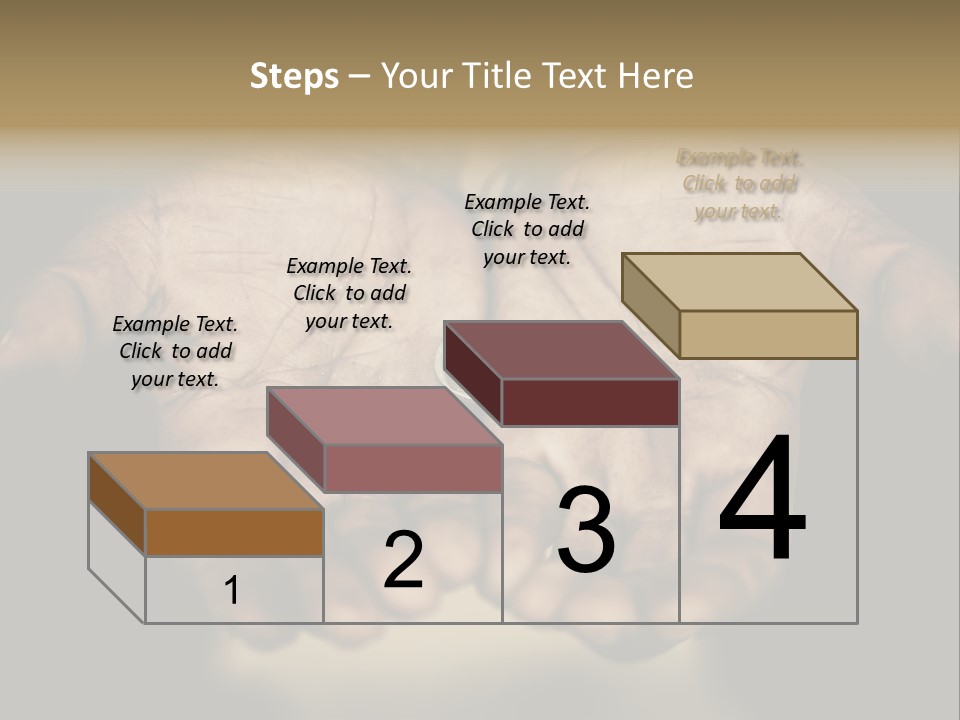Human Mercy Finger PowerPoint Template