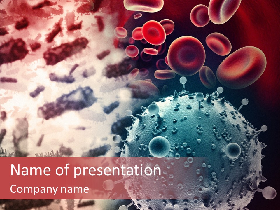 Life Virus Attack PowerPoint Template