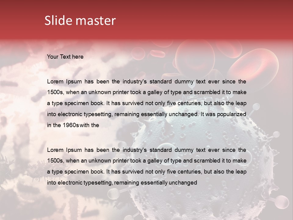 Life Virus Attack PowerPoint Template