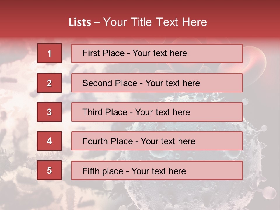 Life Virus Attack PowerPoint Template