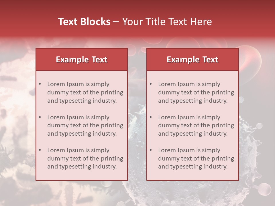 Life Virus Attack PowerPoint Template