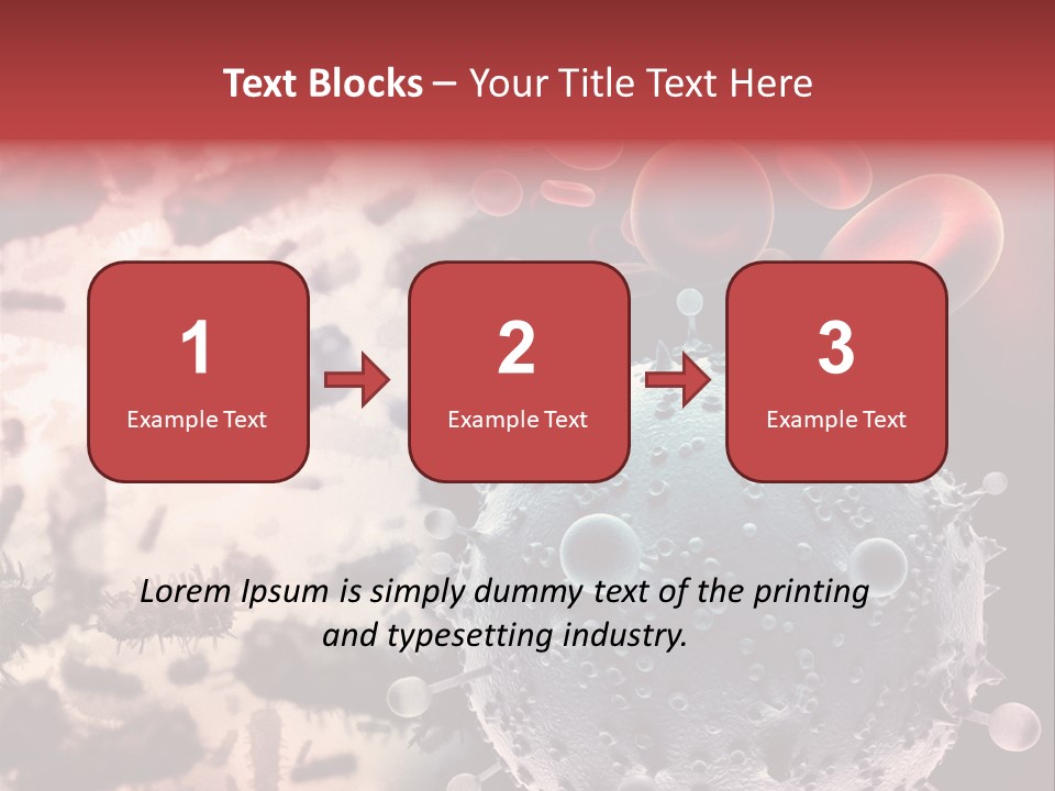 Life Virus Attack PowerPoint Template