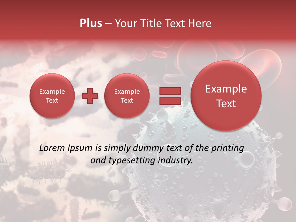 Life Virus Attack PowerPoint Template