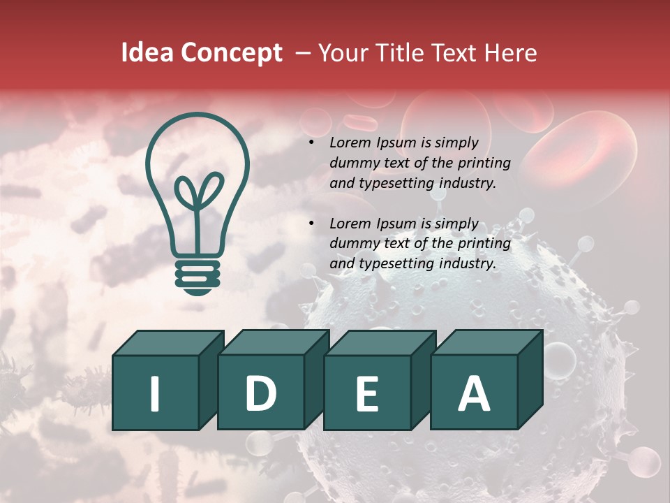 Life Virus Attack PowerPoint Template