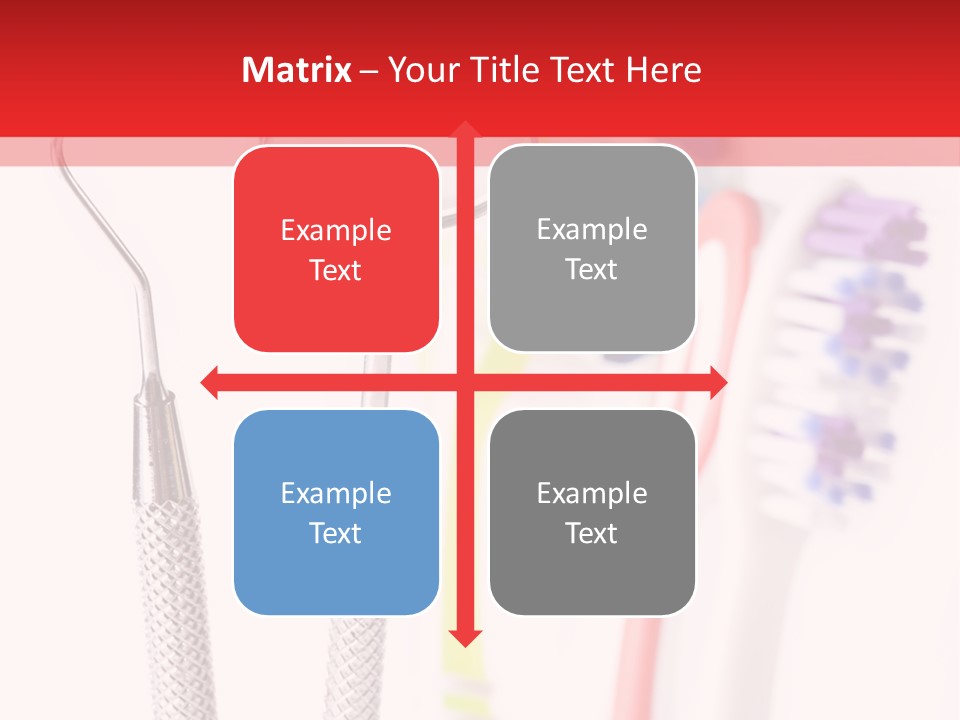 Round Care Equipment PowerPoint Template