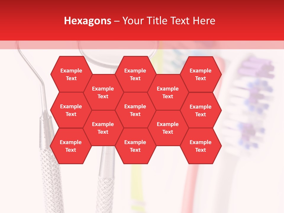 Round Care Equipment PowerPoint Template