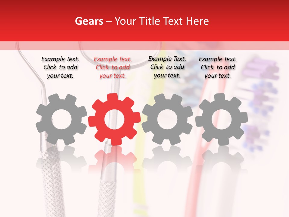 Round Care Equipment PowerPoint Template